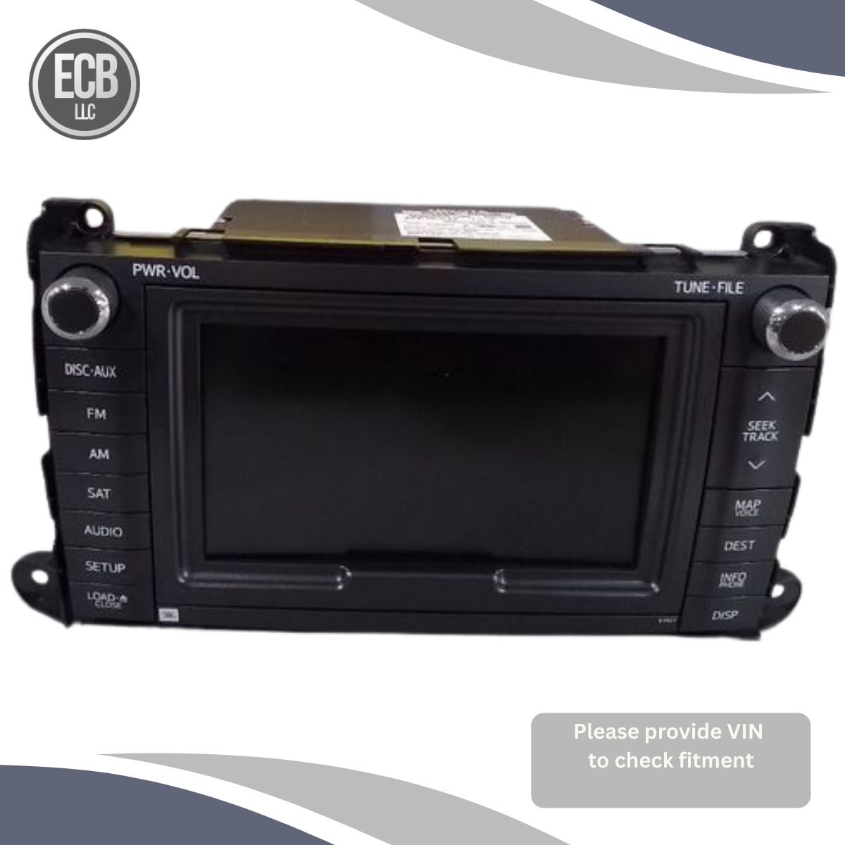 2011–2014 Toyota Sienna Radio Audio Receiver Display Screen Navigation OEM — view 1
