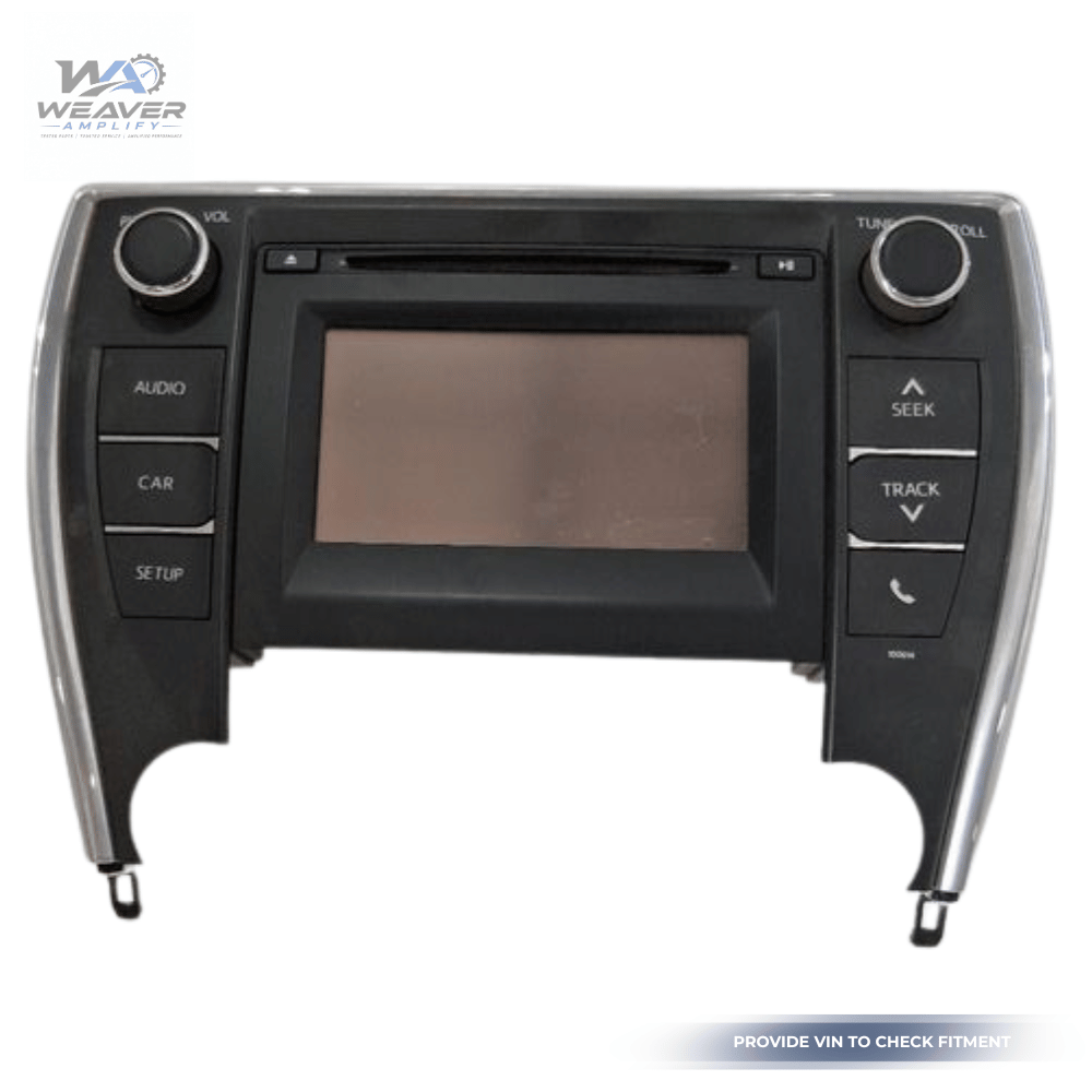 2015–2017 Toyota Camry Radio TouchScreen Display Receiver OEM — view 1