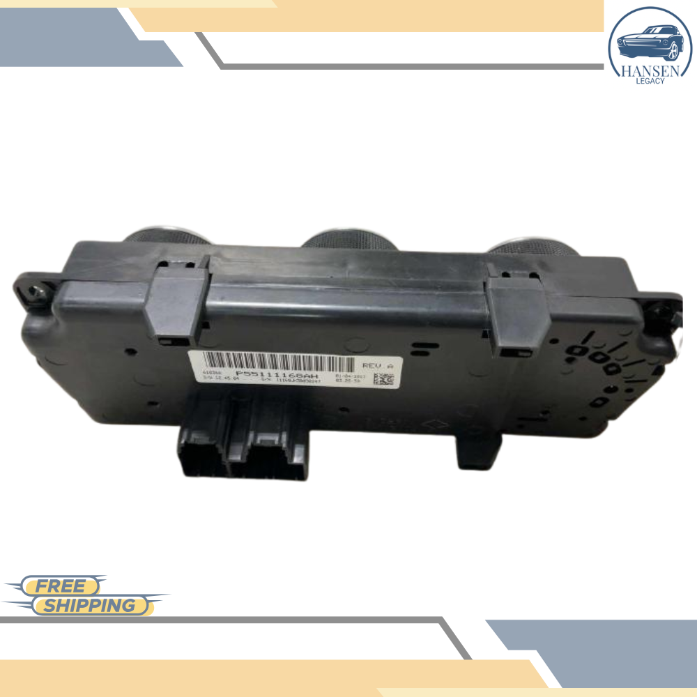 2011–2013 Jeep Wrangler Climate AC Heater Temperature Control OEM — view 2