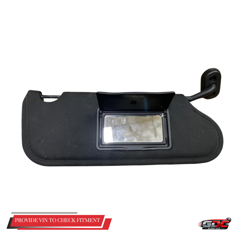 2011–2014 Chrysler 200 RH Passenger Sunvisor Sun Visor with Mirror Black OEM — view 4