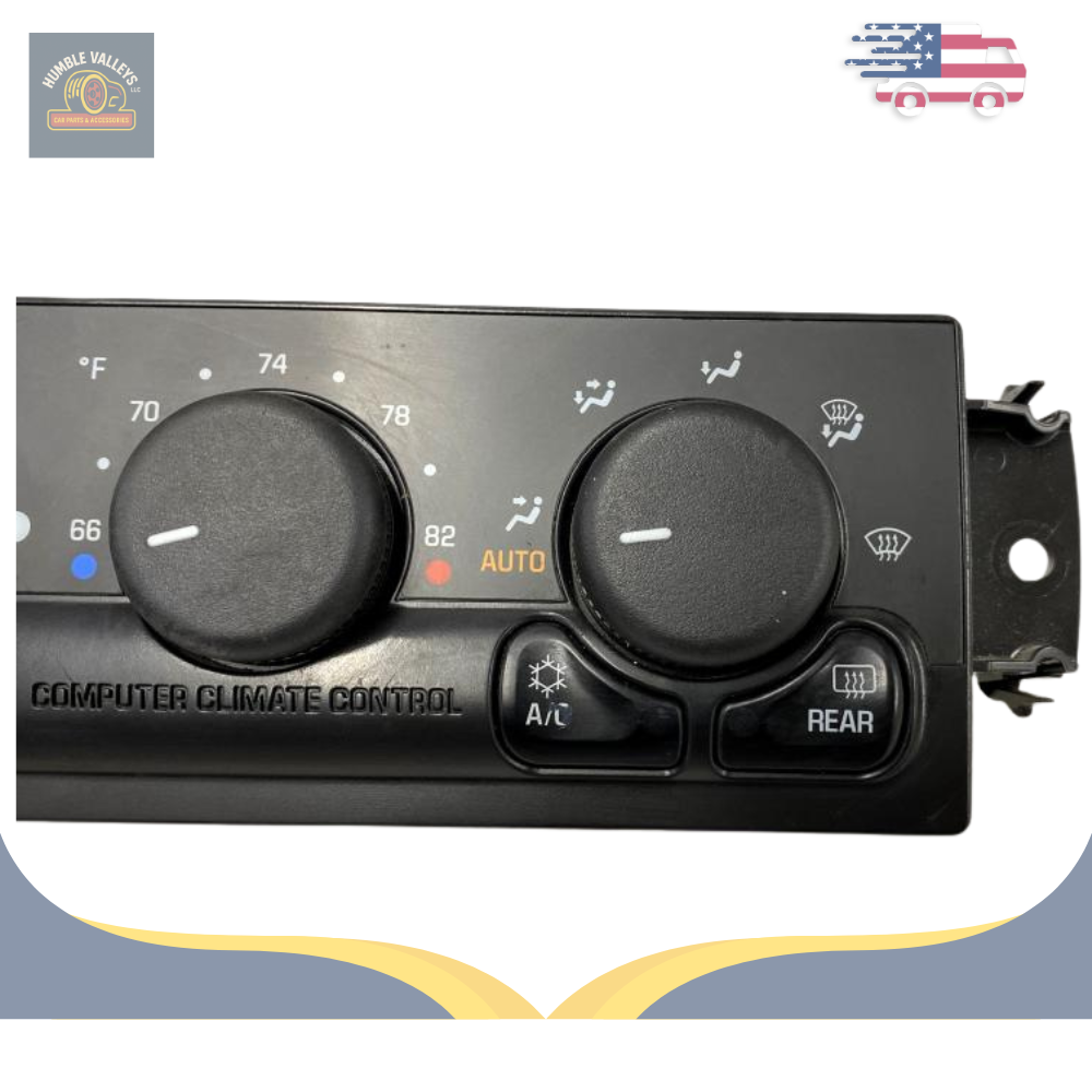 2002 Cadillac Escalade AC Heater Temperature Climate Control without Celsius Display — view 4