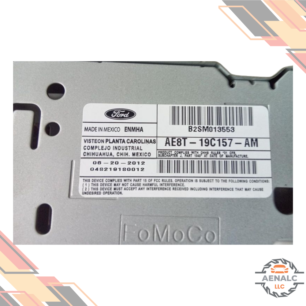 2011–2013 Ford Fiesta AM FM CD Player Satellite Radio Receiver OEM — view 3