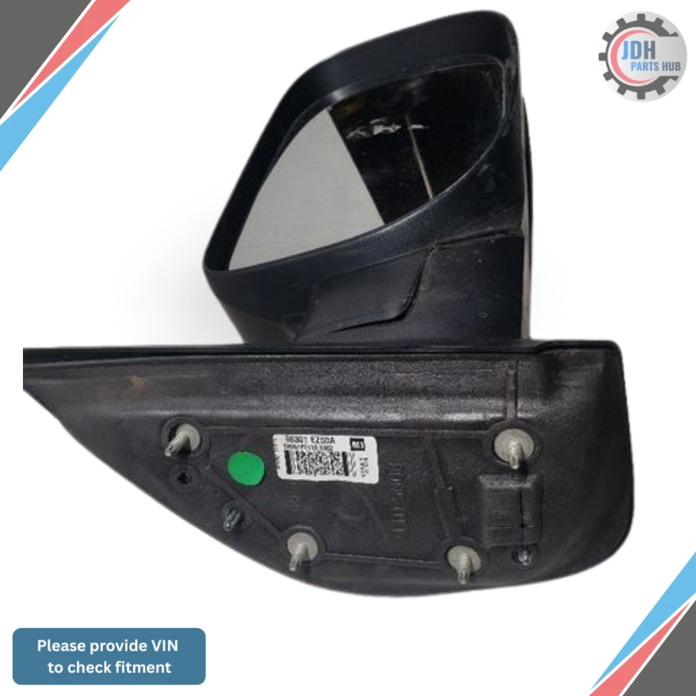 2017–2023 Nissan Titan Right Passenger Side Manual Mirror Assembly Black OEM — view 2