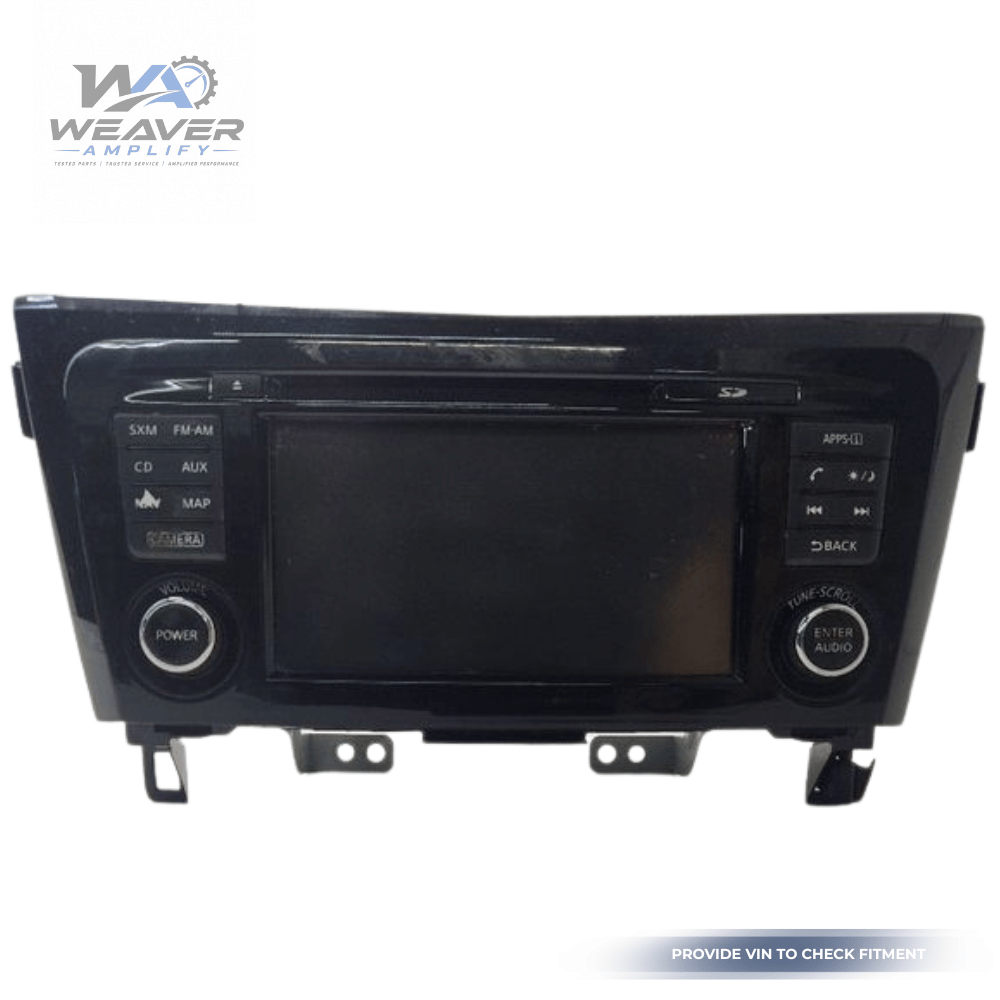 2014–2016 Nissan Rogue AM FM CD Navigation Radio Receiver 25915-4BA0A OEM — view 1