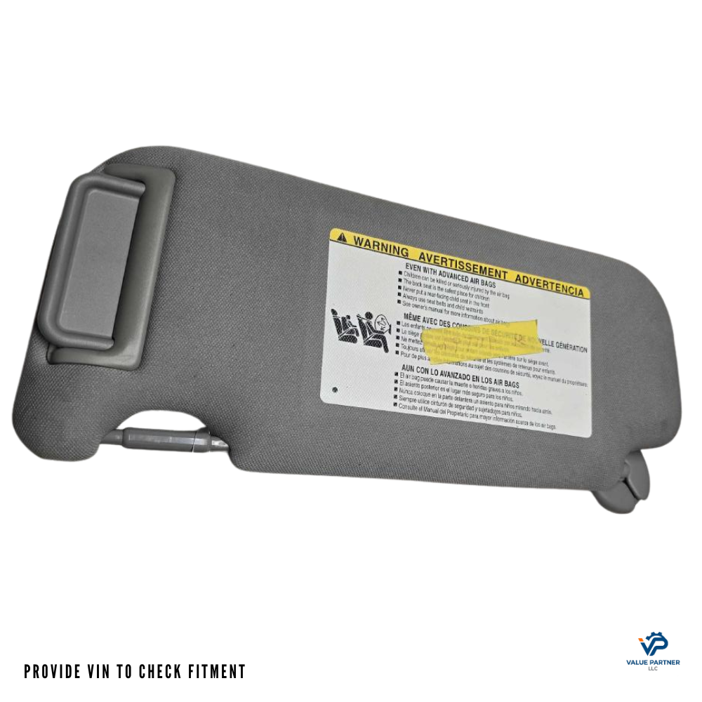 2014–2018 Toyota Camry Passenger RH Sun Visor OEM — view 2