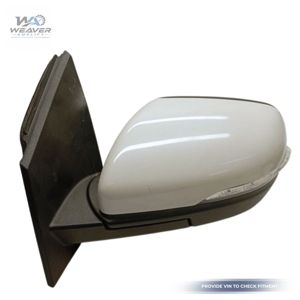 2019–2024 Ford Edge Left Driver Side View Door Mirror White OEM — view 1