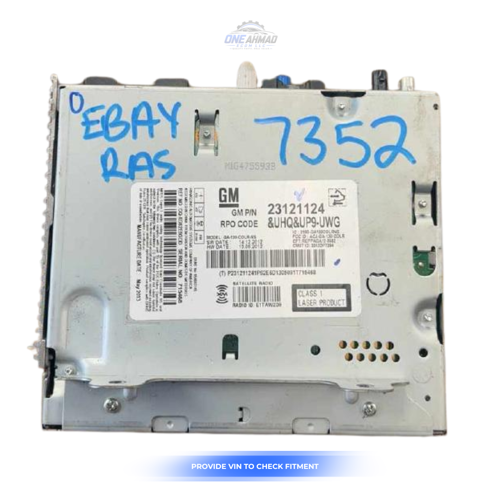 2013 GMC Terrain AM FM CD MP3 Radio Receiver Navigation UHQ OEM — view 3
