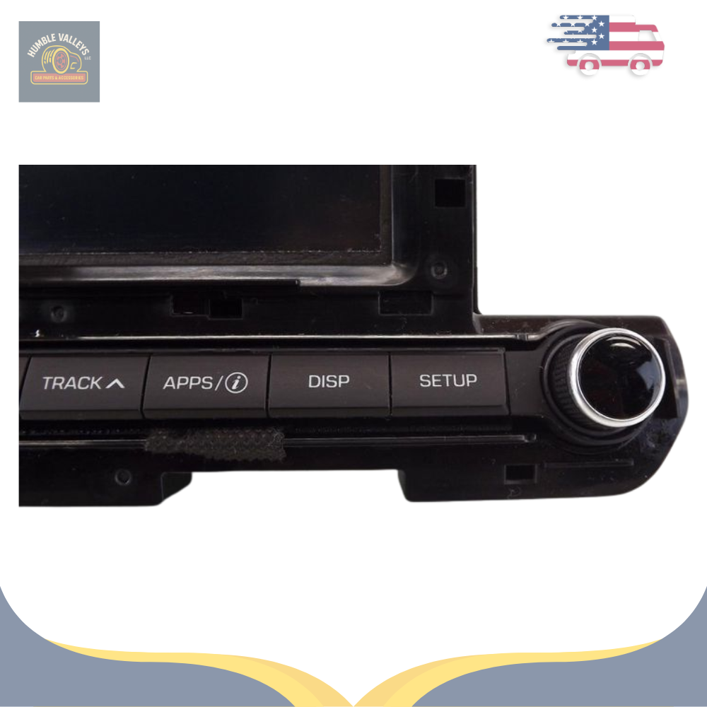 2017–2019 Hyundai Elantra AM FM Radio Receiver with Display Screen OEM — view 3