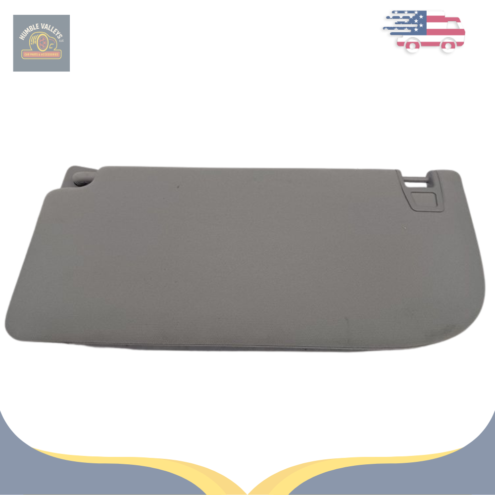 2021–2025 Ford F150 Driver LH Interior Gray Cloth Sun Visor OEM — view 2