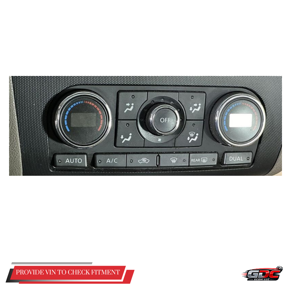 2007–2013 Nissan Altima AC Heater Climate Temperature Control OEM — view 2