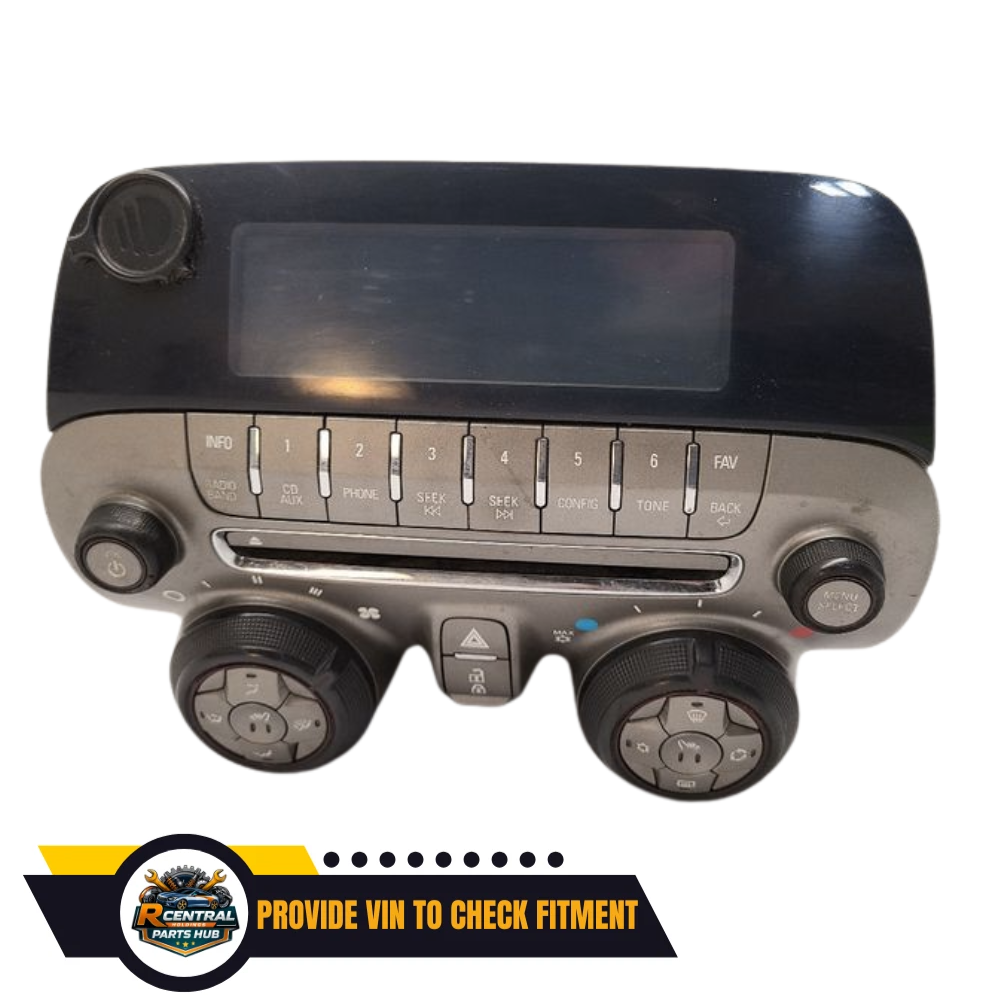 2010–2012 Chevrolet Camaro Radio Control Panel KA1 — view 1