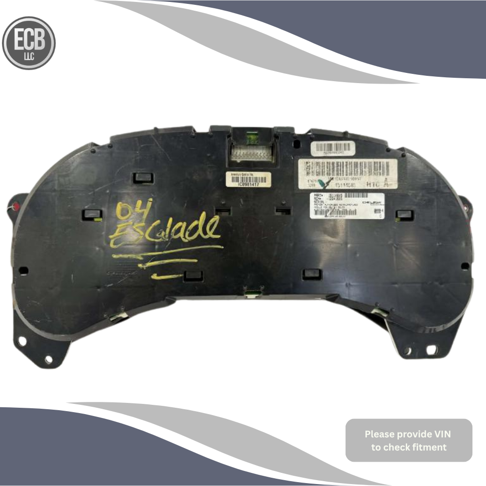2003–2005 Cadillac Escalade ESV Speedometer Gauge Cluster MPH Tachometer US OEM — view 2