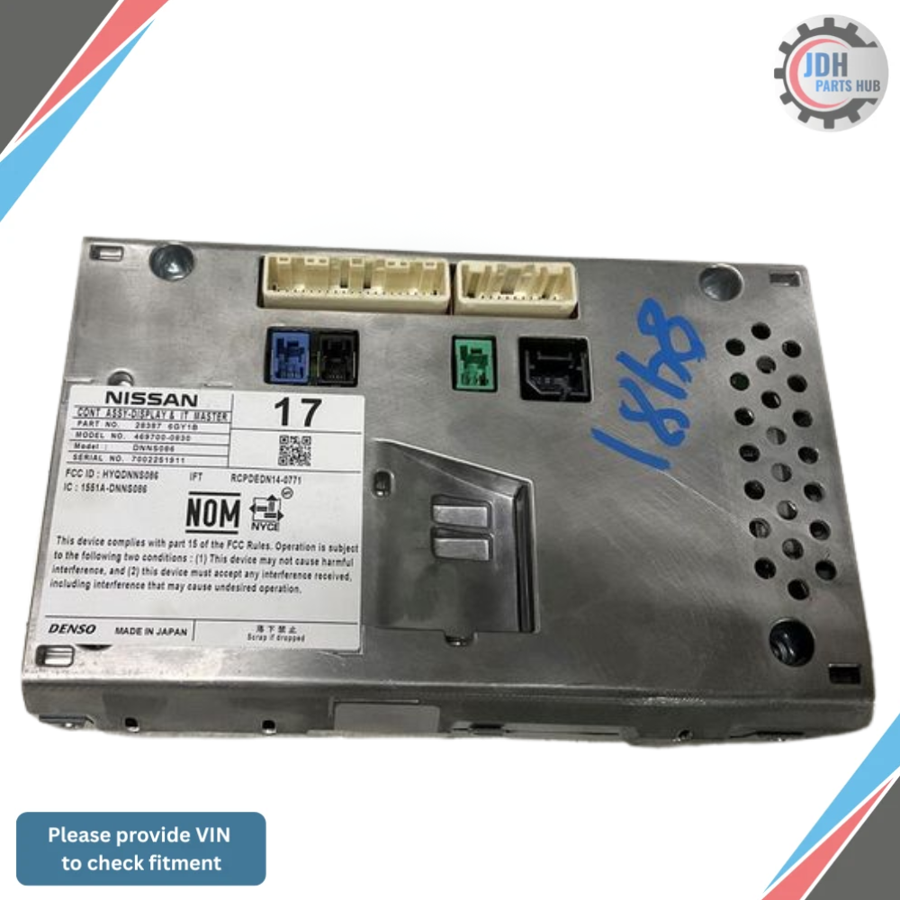 2018 Nissan Pathfinder Display Screen Dash Mounted without Navigation OEM — view 3