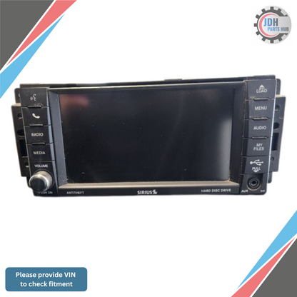 2013–2016 Chrysler Town & Country AM FM CD Navigation Radio Display Screen RHB — view 1