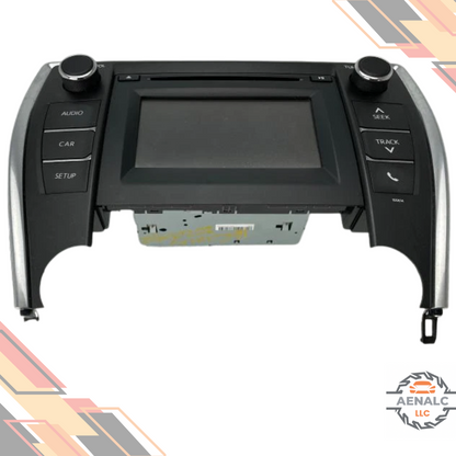 2016–2017 Toyota Camry AM FM CD Radio Player Display Screen OEM — view 1