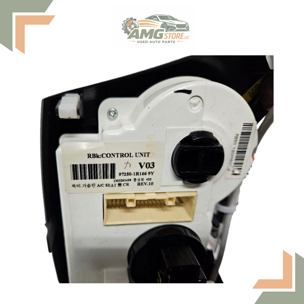 2012–2014 Hyundai Accent A/C AC Heater Temperature Control 12 13 14 — view 4