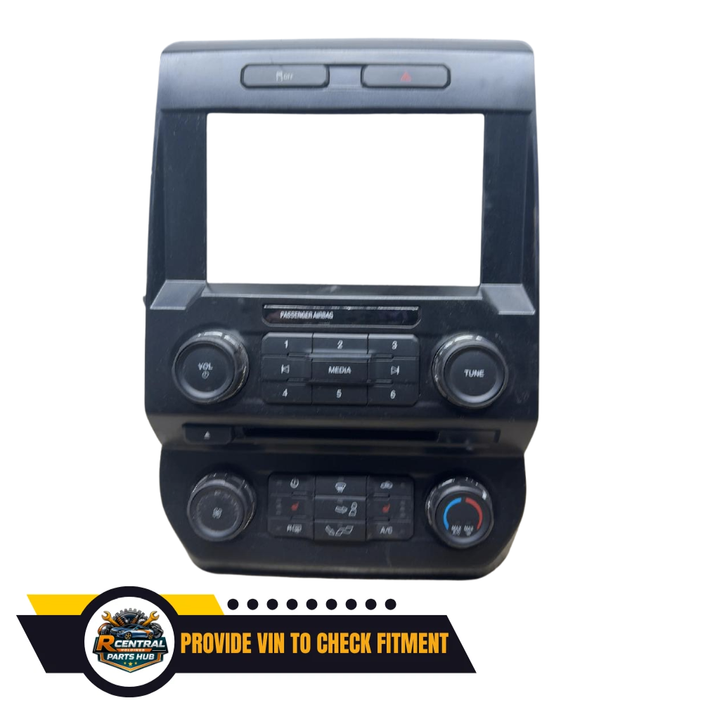 2019–2020 Ford F150 Radio Control Panel AC Heater Controls ID KL3T-18E243-CD<wbr/>C — view 1