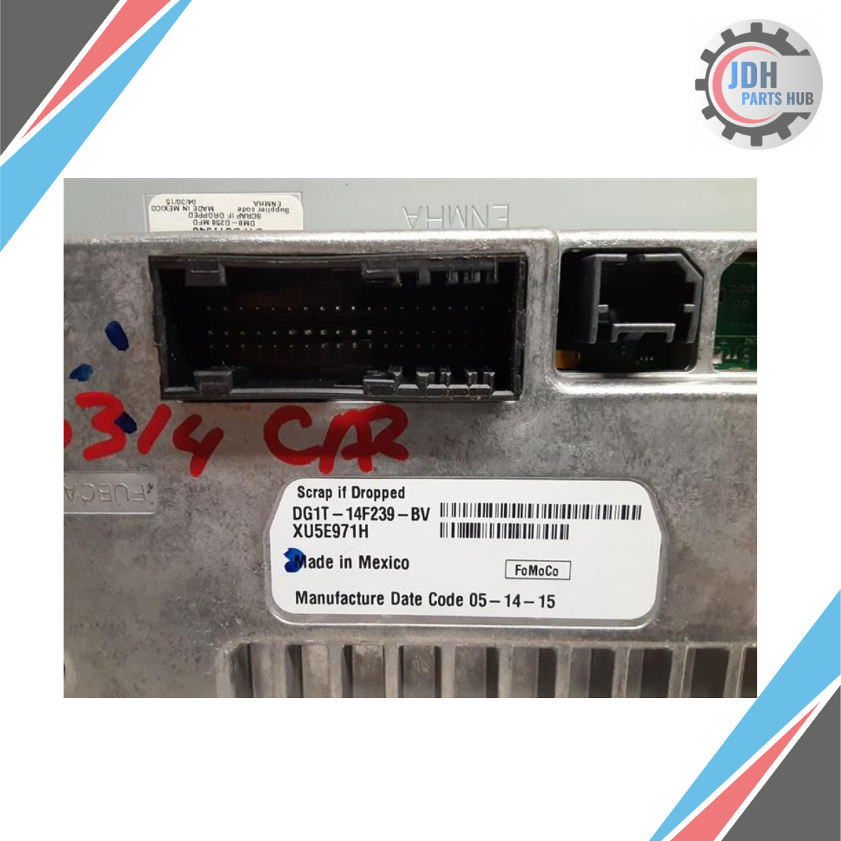 2013–2016 Ford Taurus 8" Center Dash Info Display Screen OEM — view 3