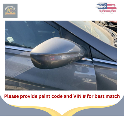2011–2014 Hyundai Sonata Right Passenger Side View Door Mirror Assembly Gray — view 1