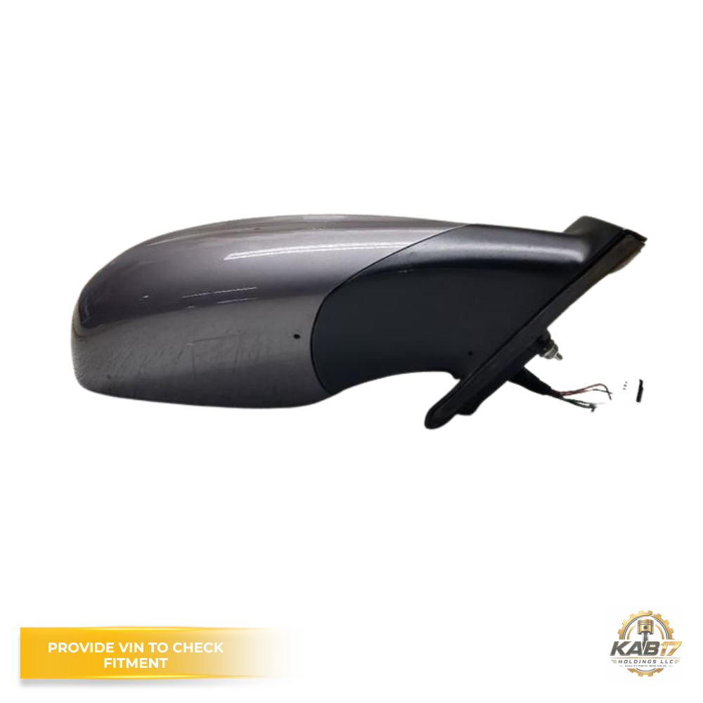 2011–2014 HYUNDAI SONATA RH Passenger Side Power View Mirror Assembly Gray OEM — view 2
