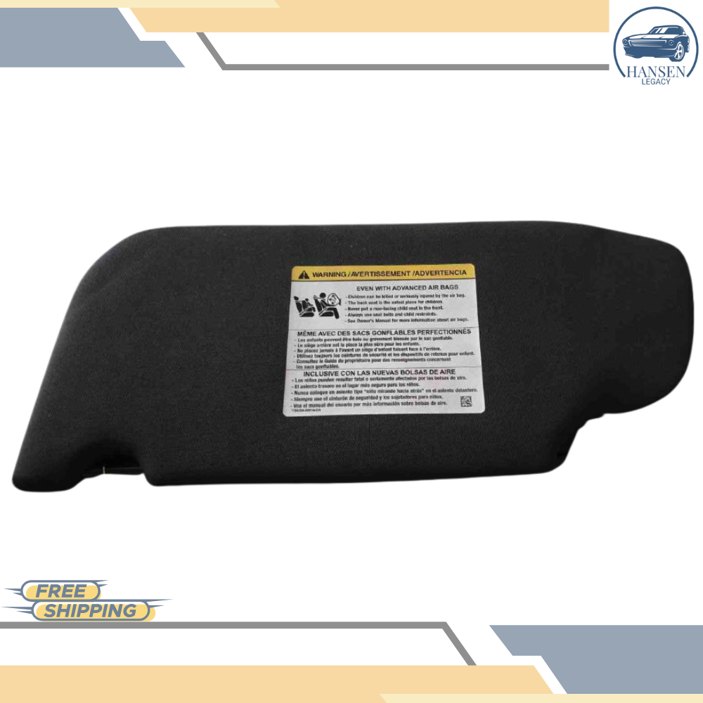 2013–2019 Ford Taurus RH Passenger Sunvisor Sun Visor with Mirror & Light OEM — view 1