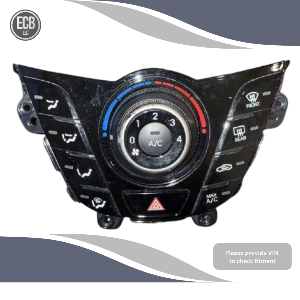 2012–2017 Hyundai Veloster A/C Heater Climate Manual Temperature Control OEM — view 1