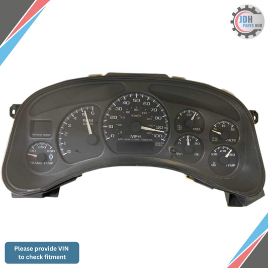 2001–2002 Chevrolet Silverado 2500 Speedometer Head Cluster OEM — view 1