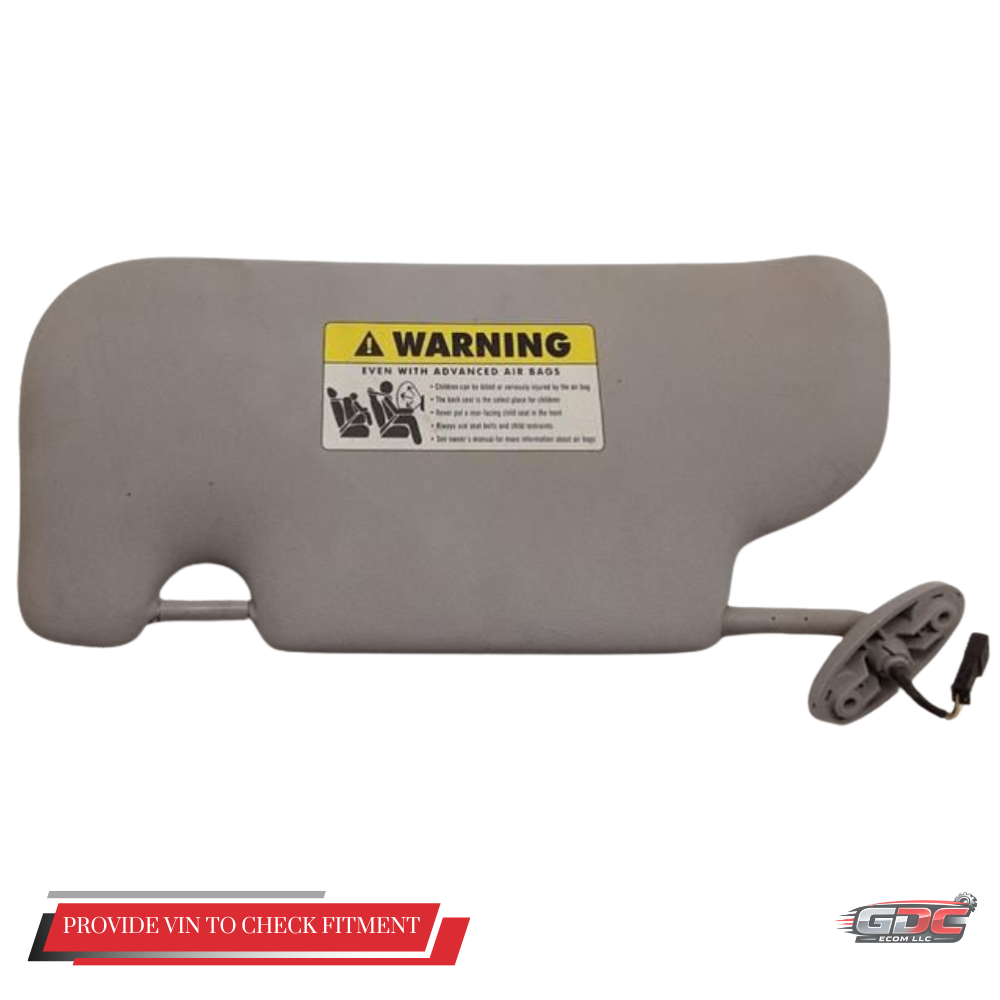 2007–2013 BMW Mini Cooper RH Passenger Sunvisor Sun Visor with Mirror & Light OEM — view 1