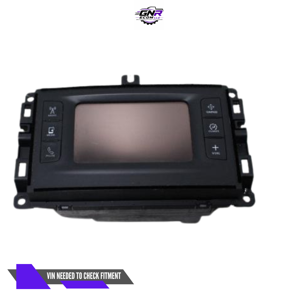 2014 Jeep Grand Cherokee AM FM Satellite Radio Receiver with Display Screen OEM — view 1