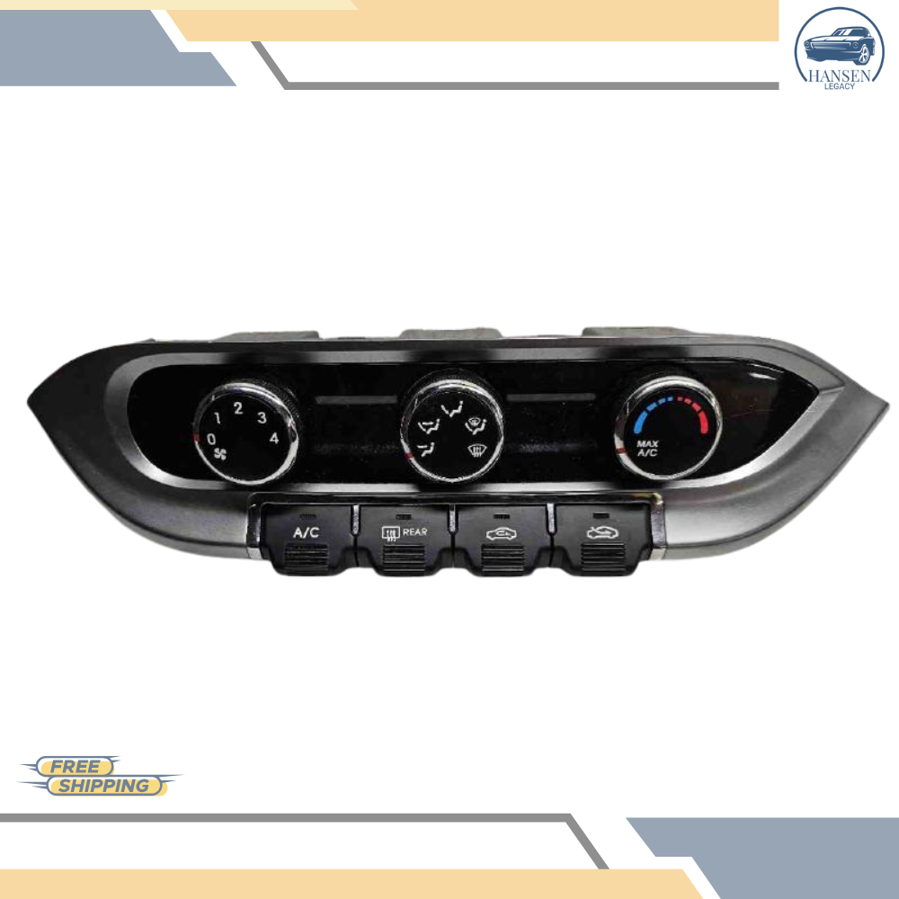 2012–2015 Kia Rio A/C AC Heater Temperature Control Unit 13 14 — view 2