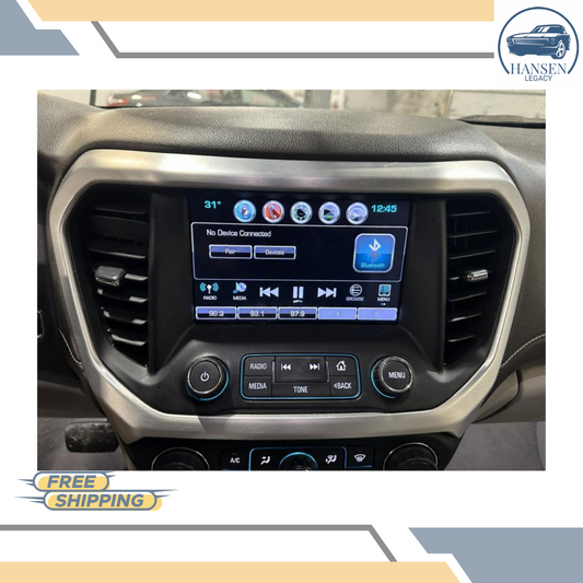 2018–2019 GMC Acadia Radio Display Control Panel 18 19 — view 1