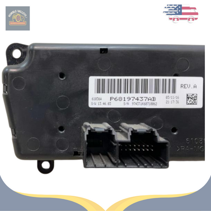 2014–2018 Jeep Wrangler Heater AC Temperature Control OEM — view 5