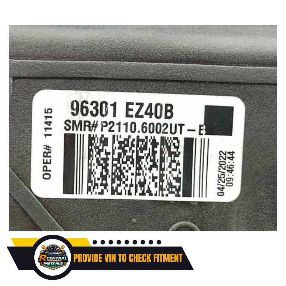 2017–2023 Nissan Titan Right Passenger Side Manual Mirror Assembly Black OEM — view 3