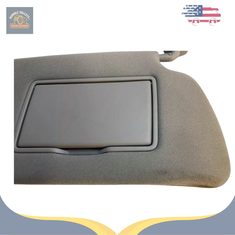 2013–2021 Nissan Frontier Left Driver Sun Visor Sunvisor Gray OEM — view 3