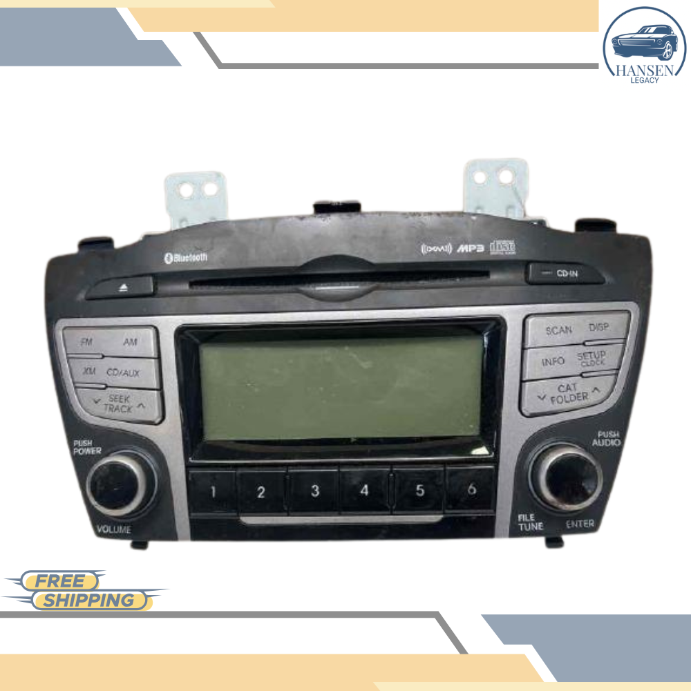 2010–2013 Hyundai Tucson AM FM CD Player Radio Receiver Option 955A2 10 11 12 13 — view 1