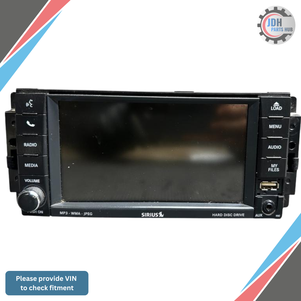 2010 Dodge Journey AM FM 20GB HDD MP3 DVD Player Radio Receiver ID RBZ — view 1