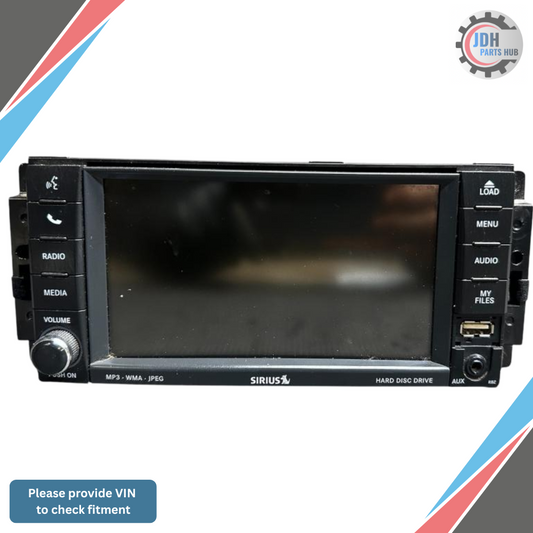 2010 Dodge Journey AM FM 20GB HDD MP3 DVD Player Radio Receiver ID RBZ — view 1