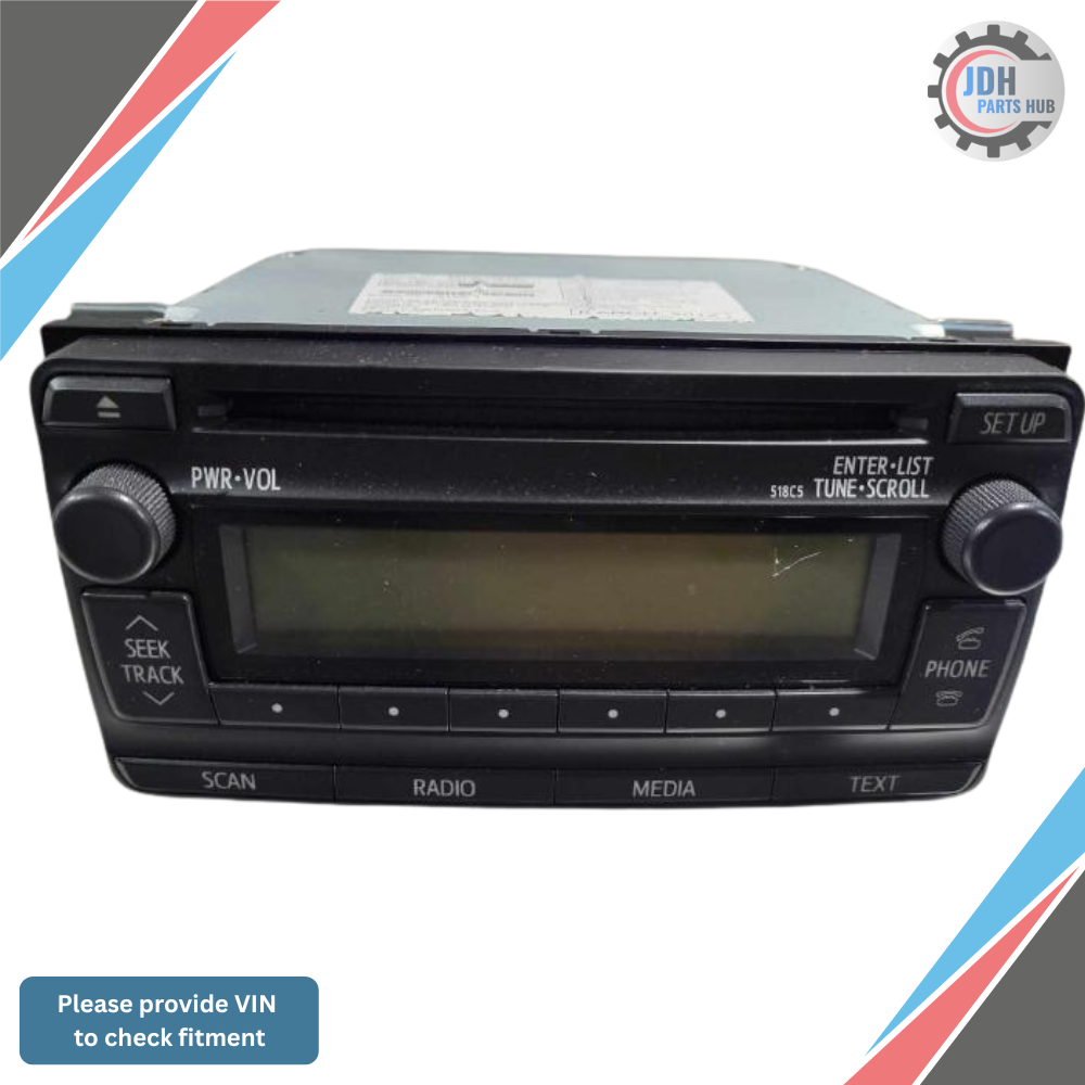 2012–2013 Toyota Corolla Radio Receiver ID 518C5 OEM — view 1