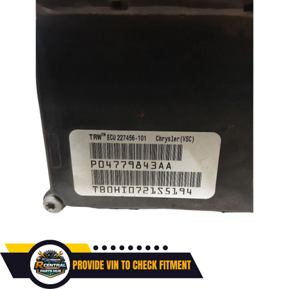 2011 Dodge Ram 1500 ABS Anti Lock Brake Pump Module Assembly OEM — view 5