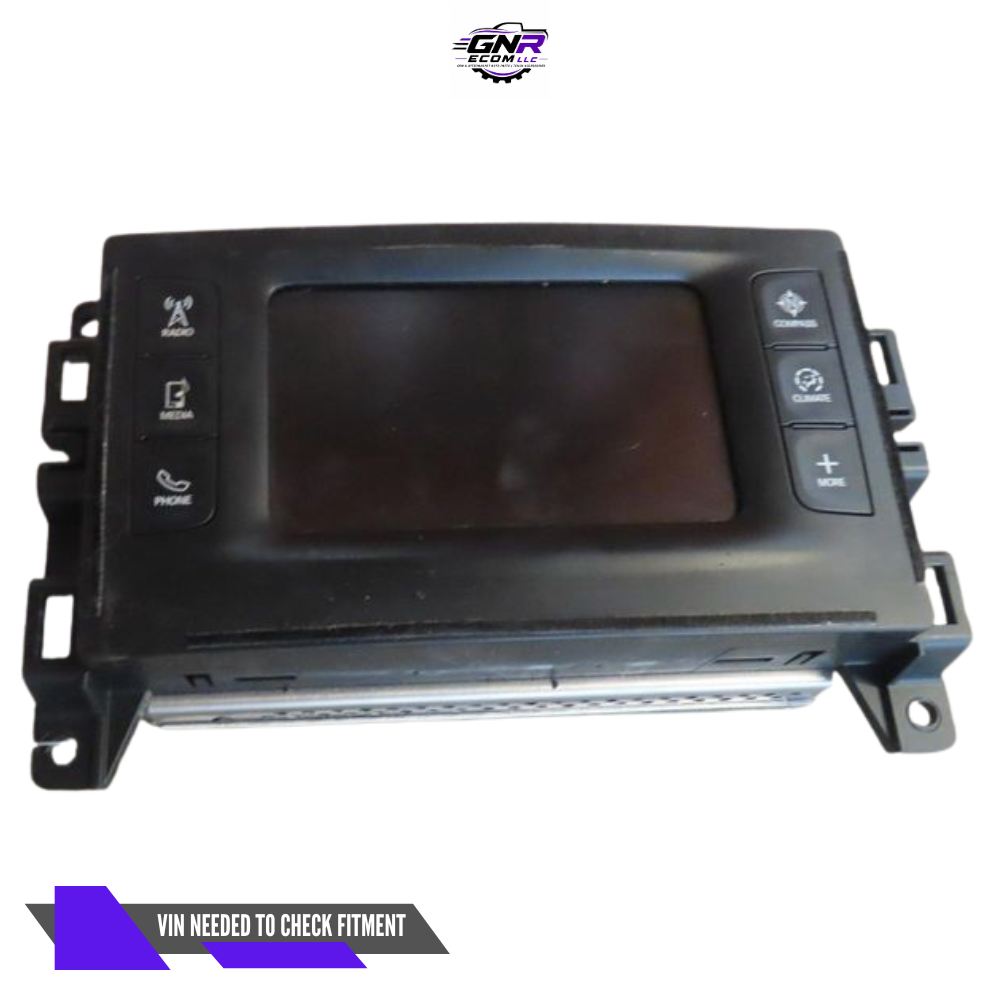 2016 Jeep Cherokee Display Screen Bluetooth Radio Receiver OEM — view 1
