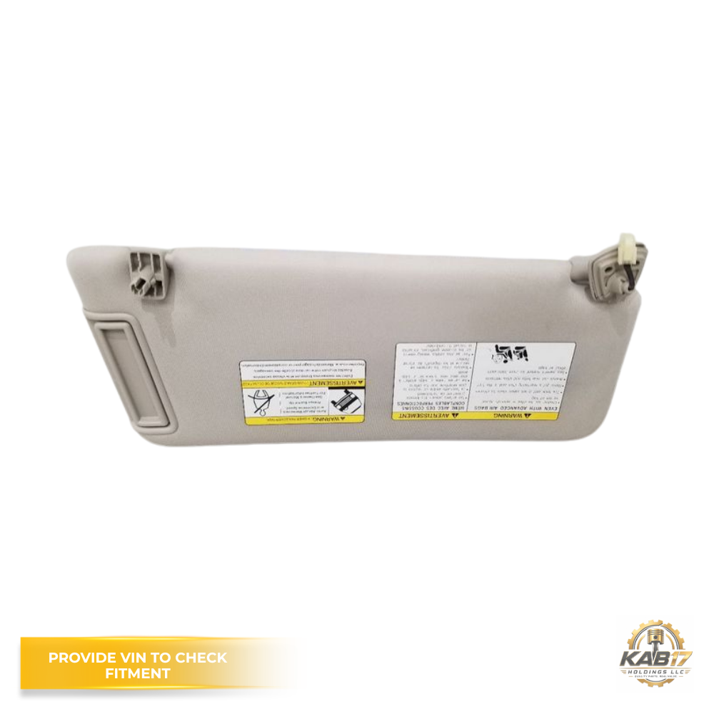 2012–2015 Chevrolet Captiva Left Driver Gray Sun Visor OEM — view 2