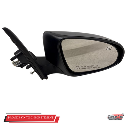 2014–2019 Toyota Corolla Right Passenger Side View Door Mirror Heated Silver — view 3