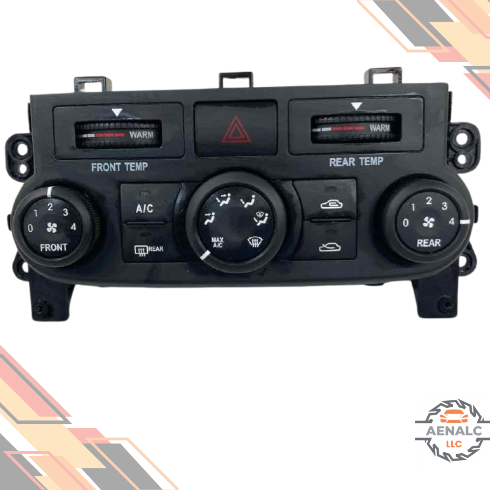 2009–2012 Kia Sedona AC Heater Control Temperature Climate 3knob OEM — view 1