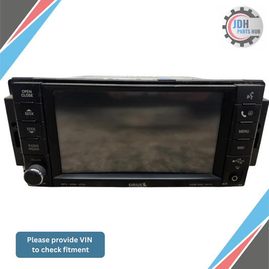 2008–2010 Jeep Grand Cherokee OEM Radio AM/FM DVD Nav Receiver ID RER — view 1