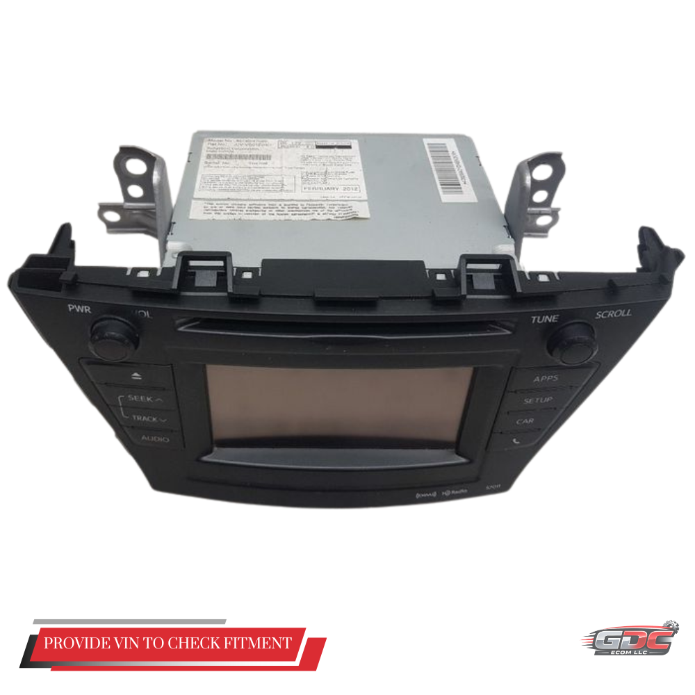 2012–2014 Toyota PRIUS Touch Screen Stereo AM FM XM HD Radio CD Player 57011 OEM — view 4