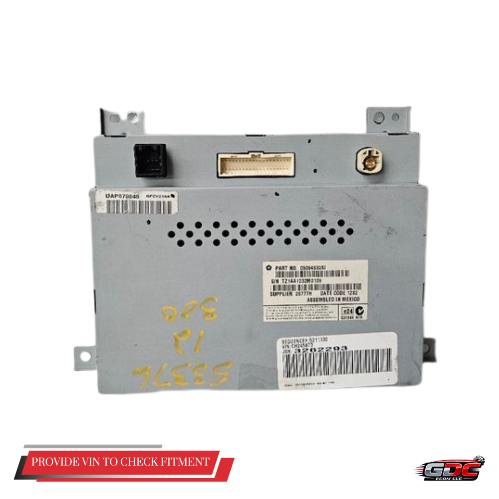 2011–2014 Chrysler 300 Dodge Charger Radio Info Information Display Screen OEM — view 2