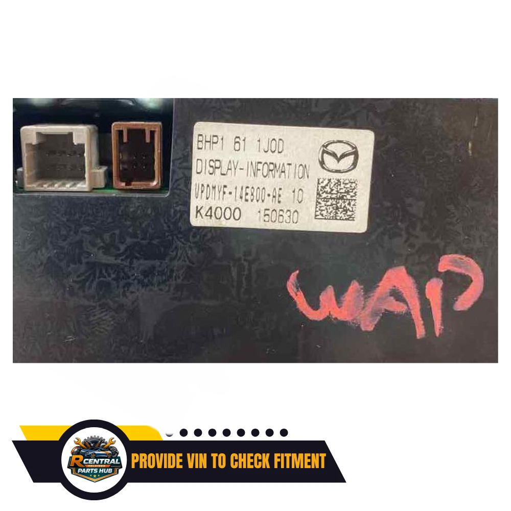 2014–2016 Mazda 3 AM FM Display Screen OEM — view 3