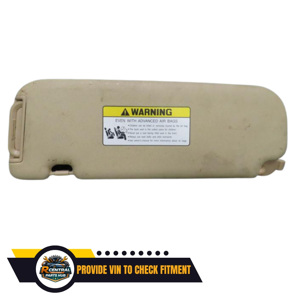2011–2013 Hyundai Elantra Passenger RH Sun Visor OEM — view 2