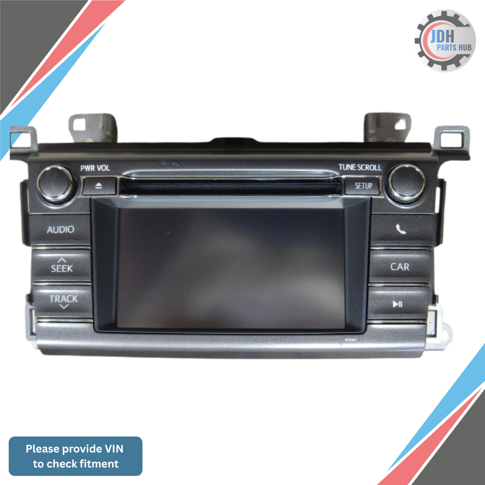 2013 Toyota Rav4 Radio Receiver with Display Screen 100067 OEM — view 1