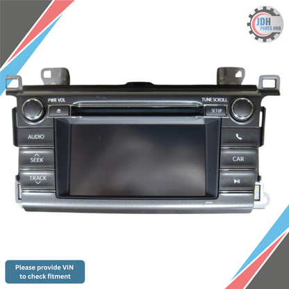 2013 Toyota Rav4 Radio Receiver with Display Screen 100067 OEM — view 1